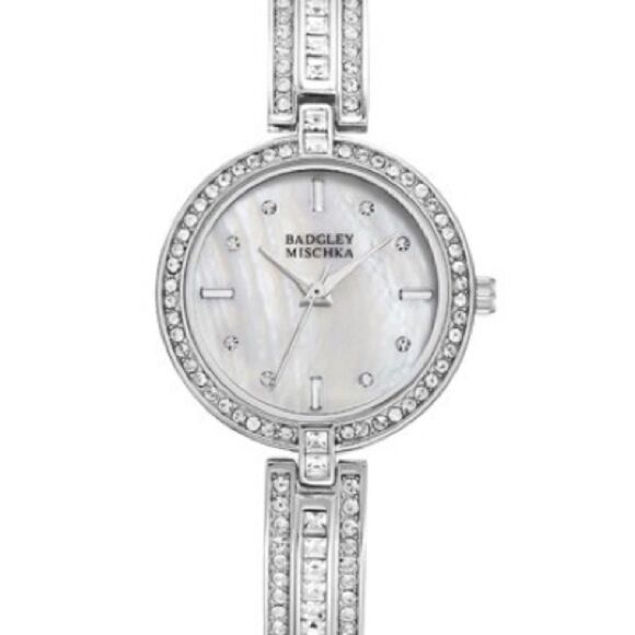 Badgley Mischka Mother of Pearl Bracelet Watch main image 5